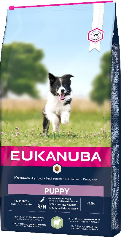 EUKANUBA PUPPY&JUNIOR SM/MED Janjetina s rižom