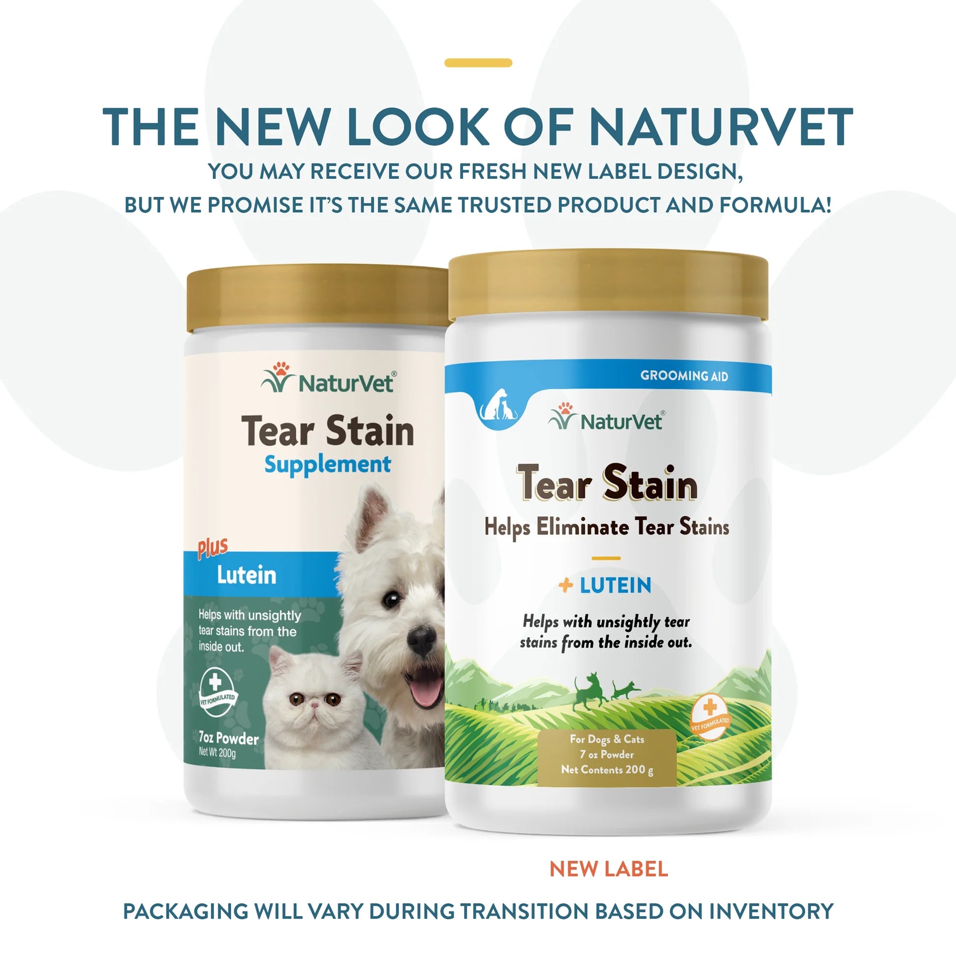 NaturVet Tear Stain Supplement plus Lutein 7oz powder