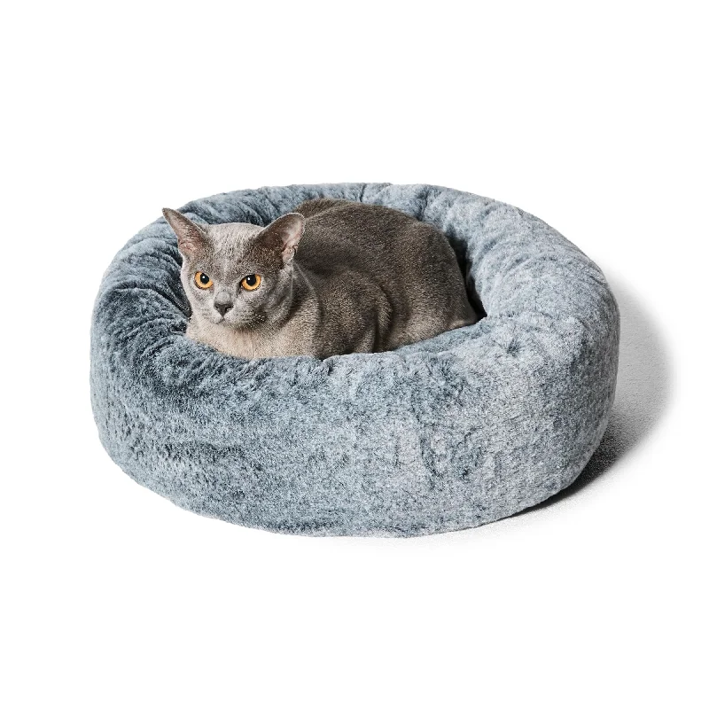 Snooza Calming Cuddler Chinchilla Cat Bed Small